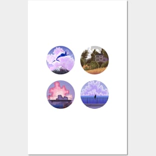 Calm Scenery Set Posters and Art